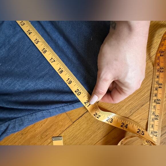 60s Vintage Wrangler Kick Flare Blue Jeans Snap Fly - Picture 12 of 14